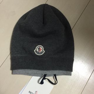 モンクレール(MONCLER)の定価38000円 イタリア製 モンクレール ニット帽(ニット帽/ビーニー)