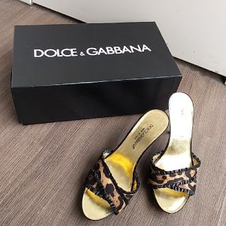 ドルチェアンドガッバーナ(DOLCE&GABBANA)の売り切り価格♪【DOLCE&GABBANA】レオパード★サンダル(サンダル)