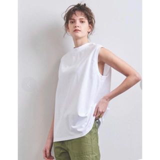 ハイク(HYKE)のHYKE ビッグ フィット ノースリーブTシャツ(カットソー(半袖/袖なし))