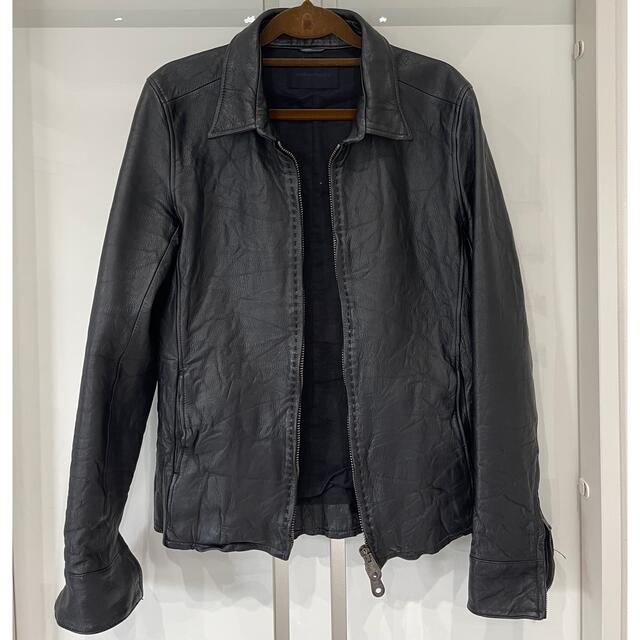 junhashimoto (ジュンハシモト)ジップ レザー シャツ ジャケット | フリマアプリ ラクマ