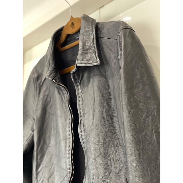 junhashimoto (ジュンハシモト)ジップ レザー シャツ ジャケット