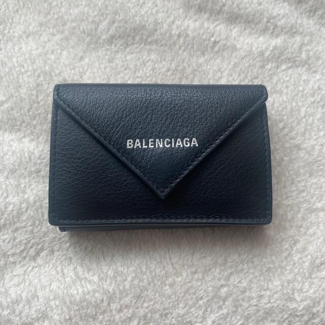 Balenciaga(バレンシアガ)のBALENCIAGA バレンシアガ ペーパーミニウォレット　財布 レディースのファッション小物(財布)の商品写真