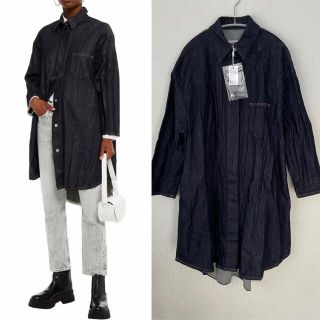 美品 MM6 Maison Margiela デニムシャツ シャツワンピ 38