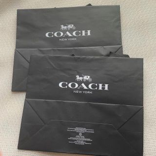 コーチ(COACH)のCOACH 紙バック２つまとめて(ノベルティグッズ)