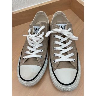 コンバース(CONVERSE)のコンバース  オールスター　ベージュ　24.5cm(スニーカー)