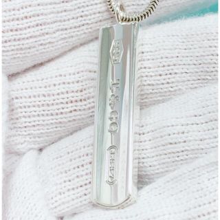 ティファニー(Tiffany & Co.)のティファニー　1837 バー　プレート　ネックレス　シルバー925(ネックレス)