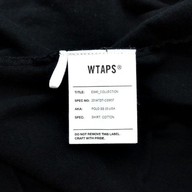 WTAPS 20ss INDUSTRY MOCK NECK COTTON 03L