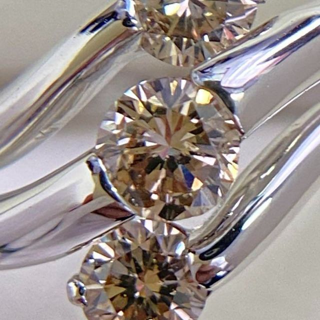 18KWG ダイヤモンド リング 品番r21-154