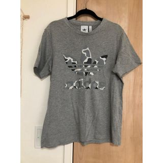 アディダス(adidas)のadidas美品ロゴTシャツ(Tシャツ/カットソー(半袖/袖なし))