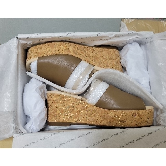 Odette e Odile(オデットエオディール)の👡Odette e Odile OFC PVC ベルトウェッジサンダル レディースの靴/シューズ(サンダル)の商品写真