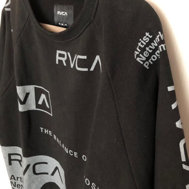 RVCA(ルーカ)のRVCA トップス メンズ ロゴ ルーカ 黒 メンズのトップス(Tシャツ/カットソー(半袖/袖なし))の商品写真