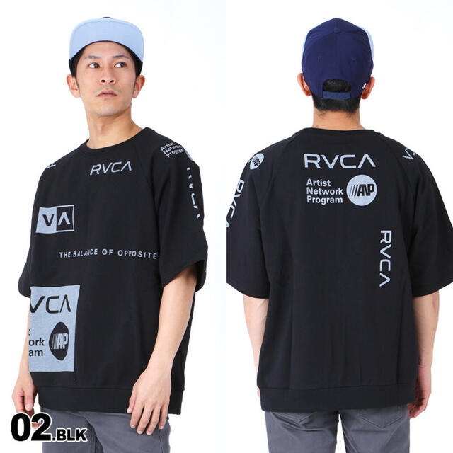 RVCA(ルーカ)のRVCA トップス メンズ ロゴ ルーカ 黒 メンズのトップス(Tシャツ/カットソー(半袖/袖なし))の商品写真