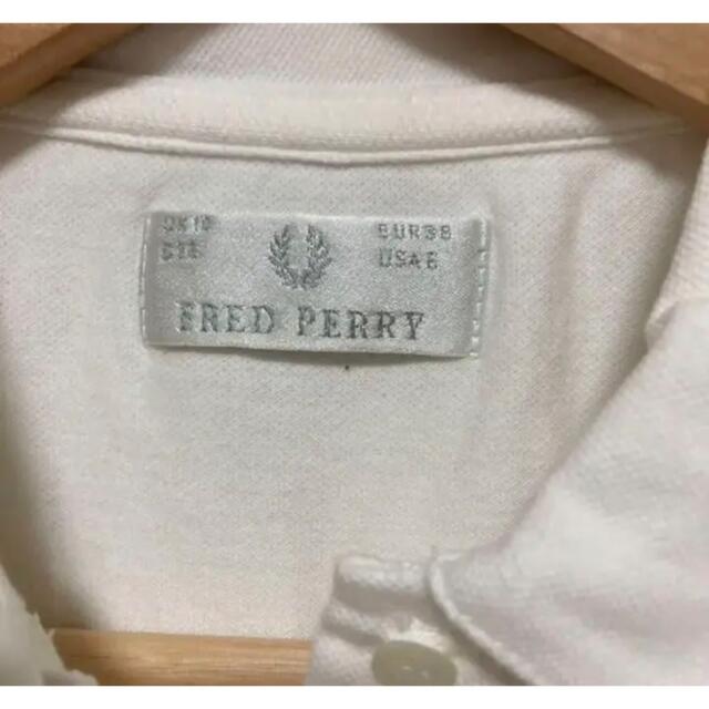 FRED PERRY(フレッドペリー)の【大特価】フレッドペリー　FredPerry ポロシャツ　白 レディースのトップス(ポロシャツ)の商品写真