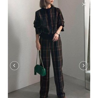 アメリヴィンテージ(Ameri VINTAGE)のameri vintage CHEERFUL CHECK PANTS(カジュアルパンツ)