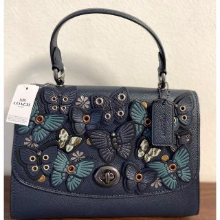 COACH - 新品タグ付☆コーチ☆バタフライ アップリケ☆2way bagの通販 ...