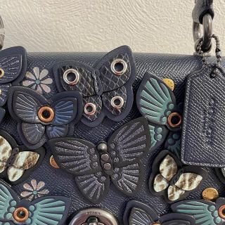 COACH - 新品タグ付☆コーチ☆バタフライ アップリケ☆2way bagの通販
