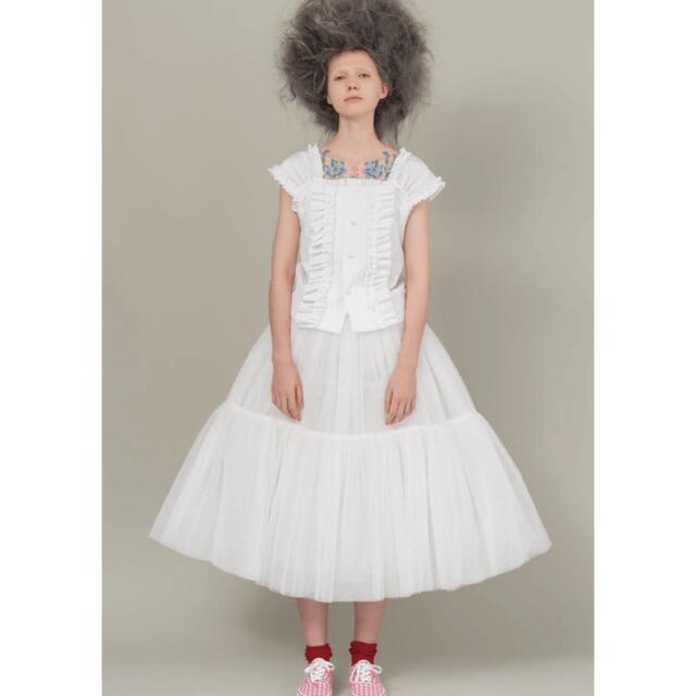 Comme Des Garçons Girl ブラウス コットン ホワイト 白 スペシャル