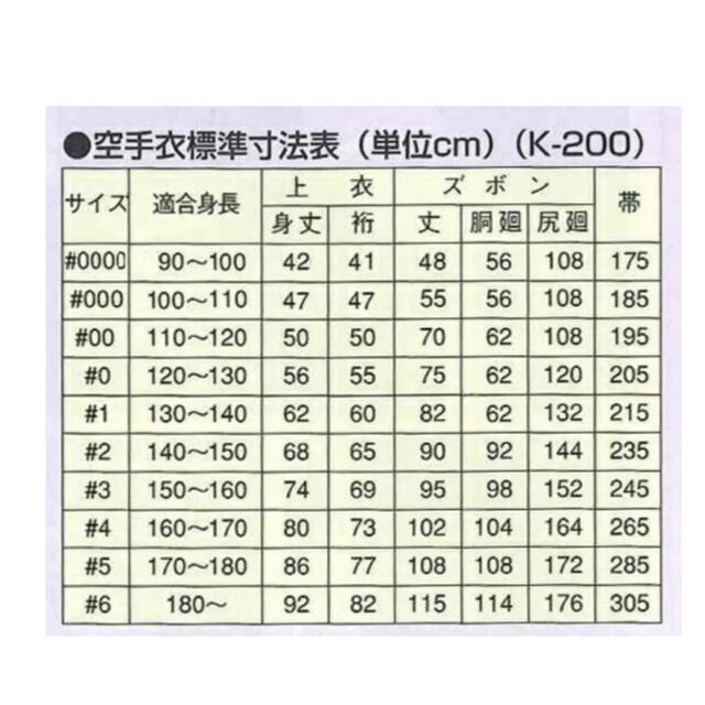 空手着　ミツボシ　K200 #2 スポーツ/アウトドアのスポーツ/アウトドア その他(相撲/武道)の商品写真