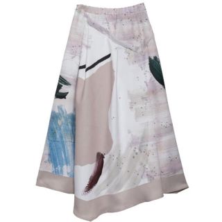 お値下げ！ameri vintage PAINTING FLARE SKIRT