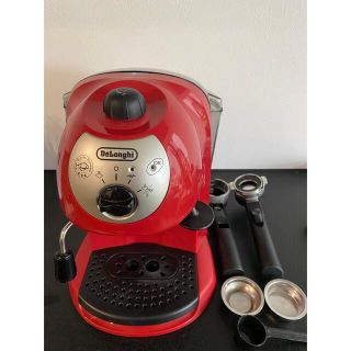 デロンギ(DeLonghi)のデロンギ　エスプレッソマシン　EC200N-R レッド(エスプレッソマシン)