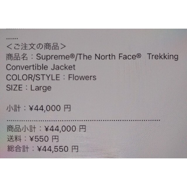 Supreme North Face Convertible Jacket L 7
