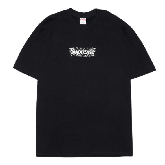 supreme bandana box logo tee black s