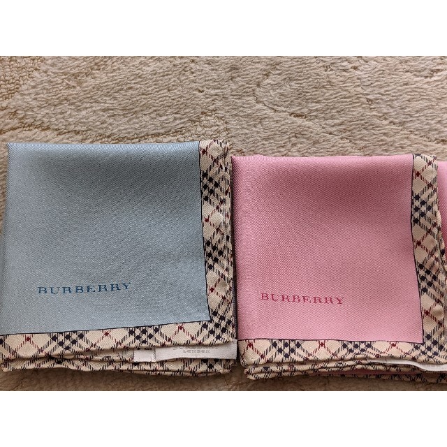 BURBERRY - BURBERRY 絹100% コンパクトスカーフの通販 by いちご's shop｜バーバリーならラクマ