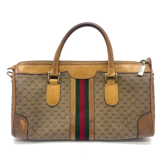 Gucci - グッチ オールドグッチ ウェビング ミニアムGG 2WAY ボストンバッグの通販 by ブランドショップ リファレンス神戸