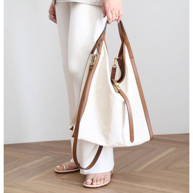 ORSETTO CANVAS LEATHER BAG