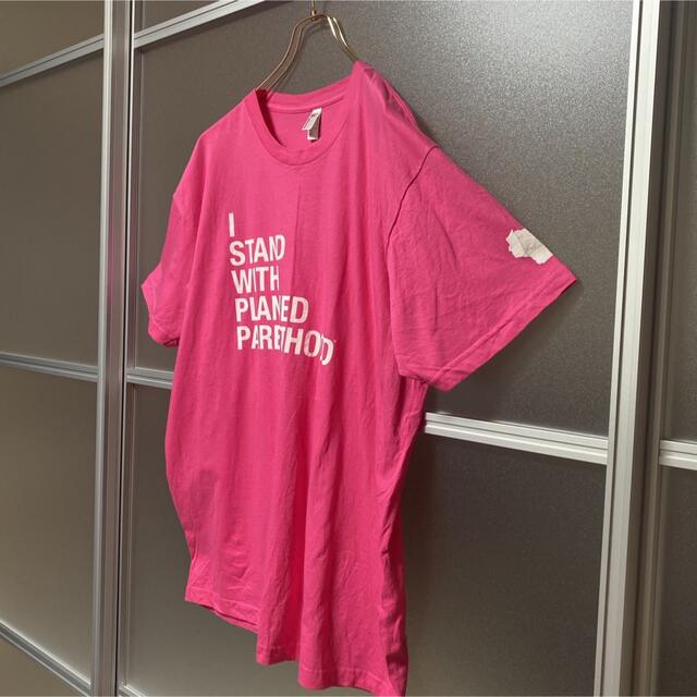 American Apparel(アメリカンアパレル)のアメリカンアパレル ビッグシルエット Tシャツ ユニセックス XL ピンク 古着 メンズのトップス(Tシャツ/カットソー(半袖/袖なし))の商品写真