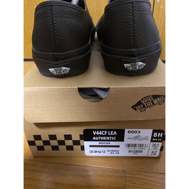 好評超歓迎】 VANS - VANS AUTHENTIC LEATHER オーセンティック レザー