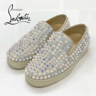 クリスチャンルブタン(Christian Louboutin)の3974 クリスチャンルブタン ローラーボート スパイク レザー スリッポン(スリッポン/モカシン)