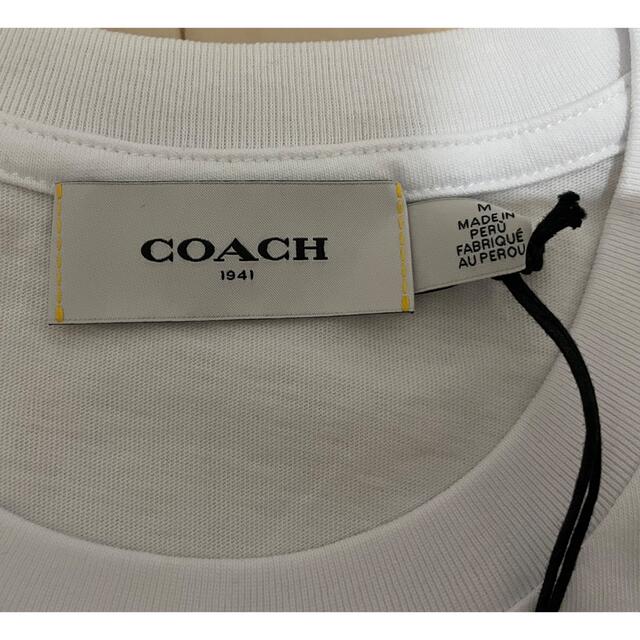 COACH コーチ　半袖　白ホワイト　Ｔシャツ　新品未使用品 4