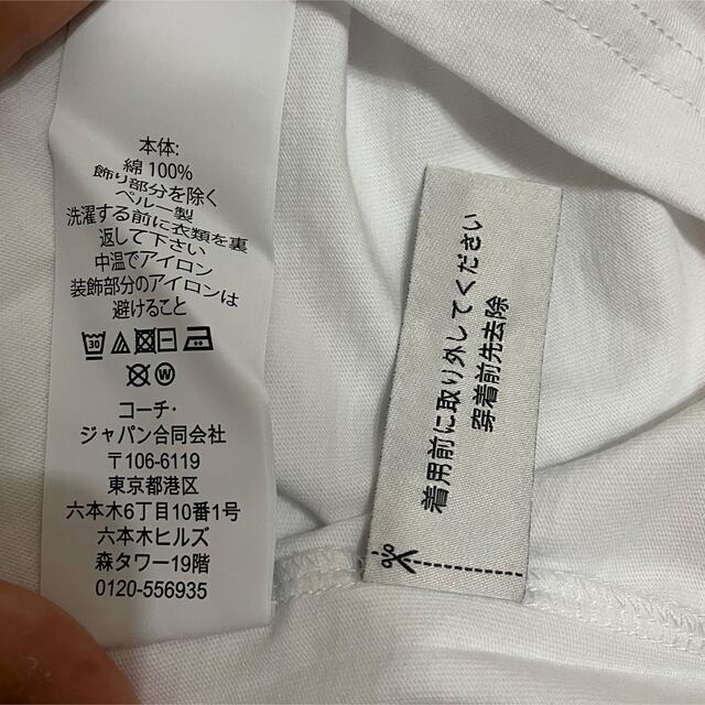 COACH コーチ　半袖　白ホワイト　Ｔシャツ　新品未使用品 5