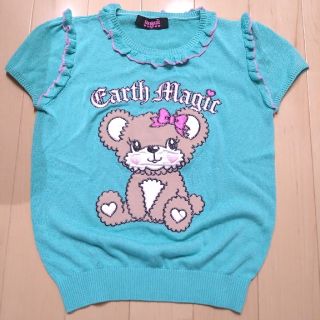 アースマジック(EARTHMAGIC)の即購入🆗💕　美品♡サマーニット♡160.150♡(Tシャツ/カットソー)