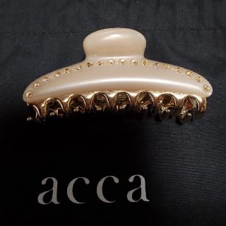 アッカ(acca)の【美品】acca ティアラクィーン　中クリップ(バレッタ/ヘアクリップ)