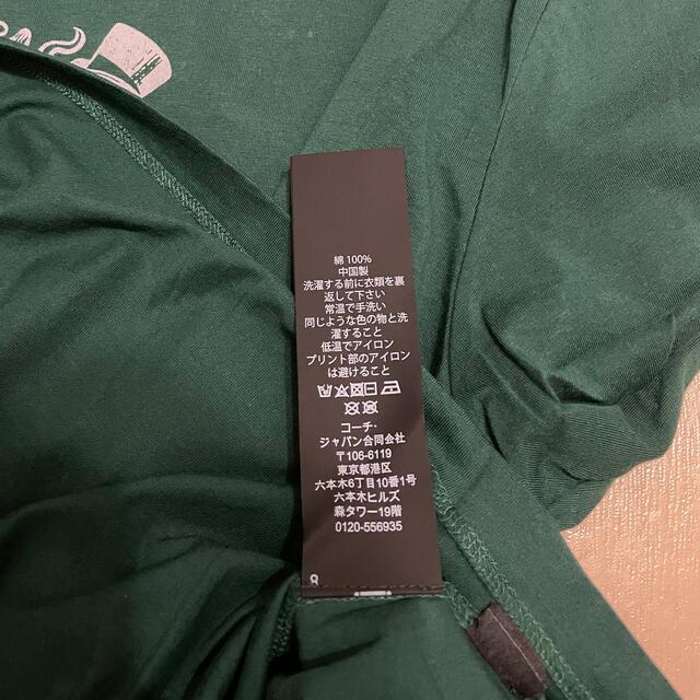 COACH コーチ The Viper Room コラボ 半袖 緑 Tシャツ COACH コーチ The Viper Room コラボ 半袖 緑 Tシャツ