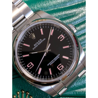 ロレックス(ROLEX)の日本ロレOH済　ROLEX 　116000　黒ピンク369　(腕時計(アナログ))