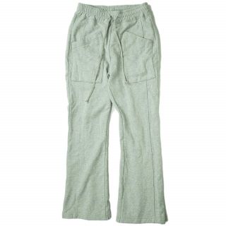 LAid Back レイドバック 日本製 Back Zip Sweat Pants バックジップスウェットパンツ 1(M) グレー ボトムス【中古】【LAid Back】(その他)