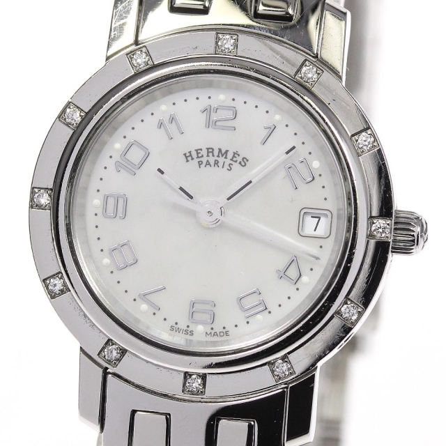 【メーカー公式ショップ】 クリッパーナクレ エルメス - Hermes CL4.230 【中古】 レディース 腕時計
