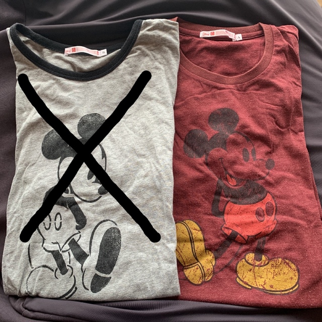 Disney(ディズニー)のユニクロ　ミッキー　Tシャツ メンズのトップス(Tシャツ/カットソー(半袖/袖なし))の商品写真
