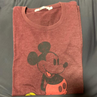 ディズニー(Disney)のユニクロ　ミッキー　Tシャツ(Tシャツ/カットソー(半袖/袖なし))