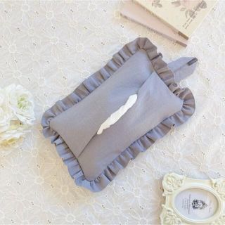 くるみ様orderページ♡フリルティッシュカバー　ハンドメイド(ティッシュボックス)