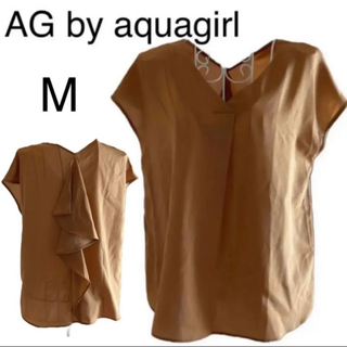 エージーバイアクアガール(AG by aquagirl)のAG by aquagirl カットソー トップス ブラウン(カットソー(半袖/袖なし))