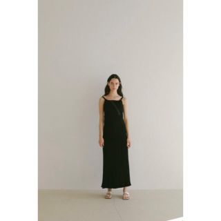 rielleriche Rib Knit Flare Cami OnePiece(ロングワンピース/マキシワンピース)