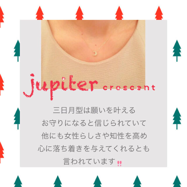 jupiter GOLD LABEL(ジュピターゴールドレーベル)のjupiter crescentネックレス🌙 レディースのアクセサリー(ネックレス)の商品写真