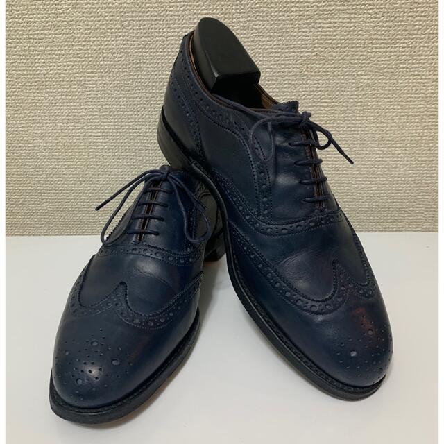 Paul Smith Cheaney ウィングチップ ネイビー 6 1/2 www