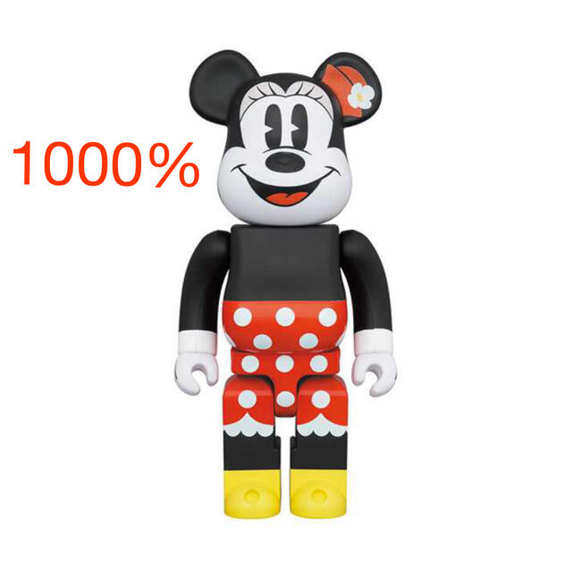 おもちゃベアブリック ミニー マウス 1000％