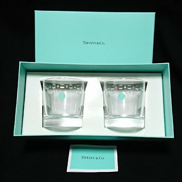 Tiffany & Co. - ティファニー☆スウィング OF ペアロックグラス Tiffany & Co. - ティファニー☆スウィング OF ペアロックグラス