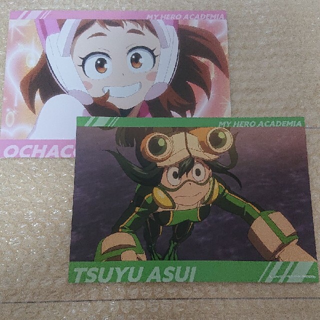 僕のヒーローアカデミア ヒロアカ A5 トレーディング名場面ポスター 麗日 蛙吹 エンタメ/ホビーのおもちゃ/ぬいぐるみ(キャラクターグッズ)の商品写真